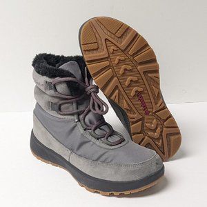 Columbia Slopeside Peak Waterproof Winter Boots, Grey, Women's 9 M